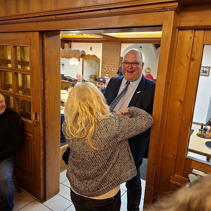 Wahlveranstaltung in der Gaststätte "Zur Post"; Bild: Matthias Wölfel